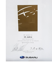 25 Jahre Subaru Händler